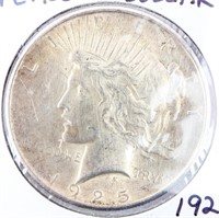 Coin 3 Peace Silver Dollars 1923, 1924 & 1925