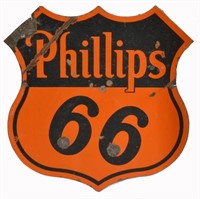Phillips 66 D/S Porcelain Sign