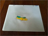 My Little Pony animation Cel with a yellow pony