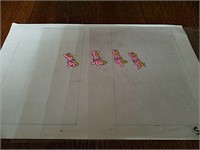 4 My Little Pony animation cels