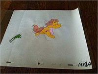 My Little Pony animation Cel with a pony being