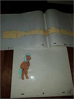 2 original My Little Pony animation cels