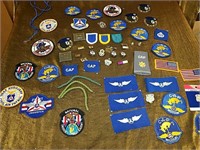 Collection military patches and insignia