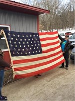 Antique 48 Star American Flag Must See