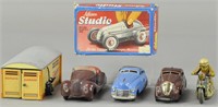 a/GROUP OF FOUR SCHUCCO AUTO TOYS