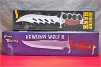 Frost Cutlery Knives - Hungry Hank & Howling Wolf