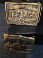 Texaco Brass Belt Buckles USA
