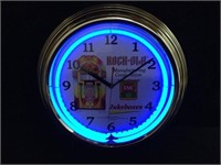 Rock-Ola Neon Wall Clock