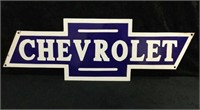 Chevrolet Porcelain Sign