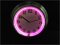 Color Changing Neon Wall Clock