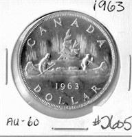 CANADIAN 1963 SILVER DOLLAR