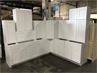 Anchester White Kitchen Cabinet Set 36"