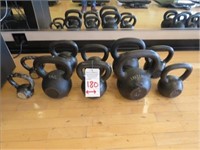 LOT, ASSORTED KETTLEBELLS IN THIS SECTION