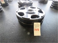 LOT, (2) 100 LB RUBBER COATED WEIGHTS