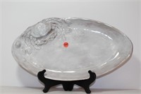 Terra Cotta Glazed Crab Platter