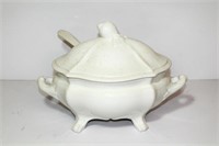 Ceramic Soup Tureen With Ladle