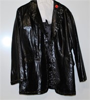 Pamela McCoy Leather Like Jacket