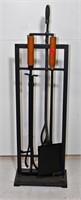 Metal Fireplace Tools On Stand