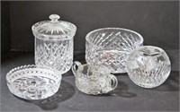 Waterford Crystal And Glass Pieces