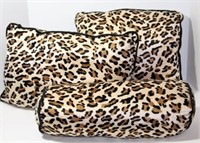 Decorative Leopard Print Throw Pillows