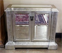 Carolyn Kinder Metallic Sheen and Mirrored chest