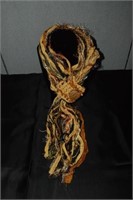 Scarf-wood coin 35"