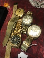 5 X ASSORTED WATCHES