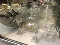 QTY OF CRYSTAL & GLASSWARE