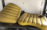 Yellow tractor seat