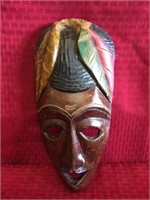 Vintage Tribal Wood Mask