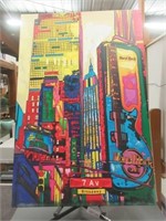 Hard Rock Cafe New York Canvas Art Print
