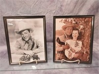 Roy Rogers & Dale Evans Framed Pictures