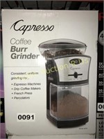 CAPRESSO COFFEE BUR GRINDER $85 RETAIL
