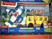LITTLE PEOPLE GOING PLACES TRAVEL SET