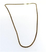 14kt Gold 20" Rope Necklace
