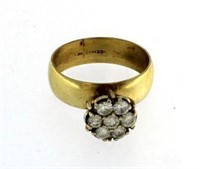 14kt Gold Super Thick 1/2 ct Diamond Ring