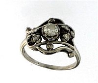 14kt Gold Brilliant Diamond Estate Ring