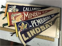 Vintage Pennants: Lindsay, Minden, Pembroke