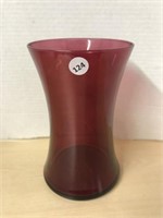 Dark Cranberry Vase