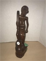 Wood Carving From Bali - Woman