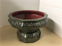Decorative Wood Bowl Made In Thailand