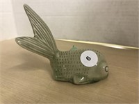 Cezadon Green Porcelain Fish From Thailand