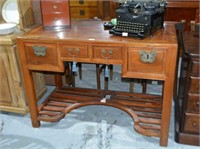 Vintage Chinese elm desk,