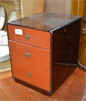 Vintage Oriental chest of 3 drawers,