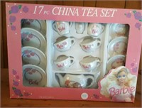 17 piece China Tea Set Barbie  New in Box