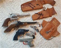 Toy gun and Holster collection, LH Derringer,