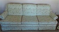 Koehler couch off white flower trim in mauve