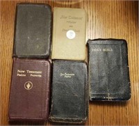 Five New Testament and Holy Bibles