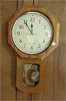 Regulator Style Wall Clock with Westminster Chime