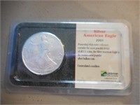 2001 Silver American Eagle Dollar Coin